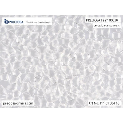 Preciosa Tee Beads Crystal 00030 2x8mm Czech Glass | 30pcs