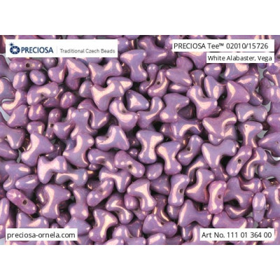 Preciosa Tee Beads Violet Vega 15726 2x8mm | Czech Glass