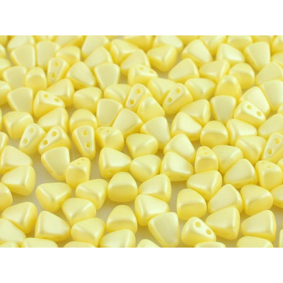 Matubo Nib-Bit Beads 6x5mm Pastel Yellow 29301 | Czech Glass