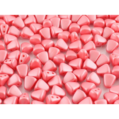 Matubo Nib-Bit Beads 6x5mm Pastel Red 29307 | Czech Glass