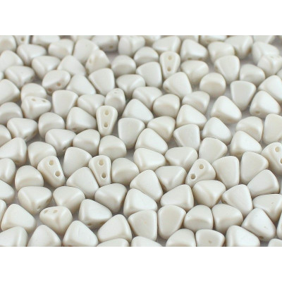 Matubo Nib-Bit Beads 6x5mm Powder Light Grey 29320 | Czech Glass