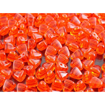 Cuentas Matubo Nib-Bit 2 Agujeros Transparent Orange 90030