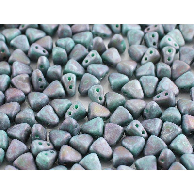 Matubo Nib-Bit 6x5mm Turquoise Green Nebula 63130/85001