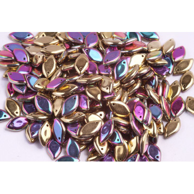 Flames N. 20 Crystal, Transparent, California Blue 