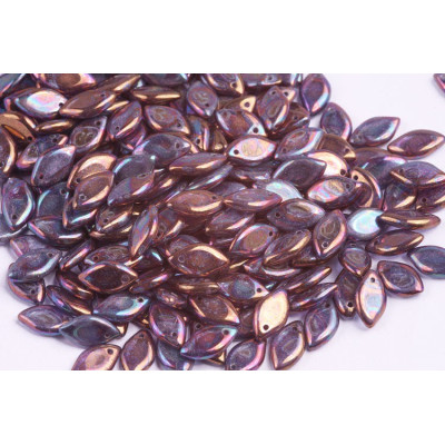 Flames N. 27 CRYSTAL, TRANSPARENT, PURPLE IRIS 