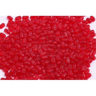 Bi-Bo Beads N. 6 Matte Crystal Ruby Red