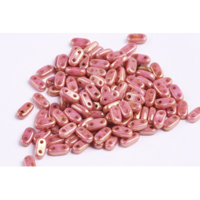 Bar Beads  N. 14 LUSTER OPAQUE ROSE GOLD TOPAZ
