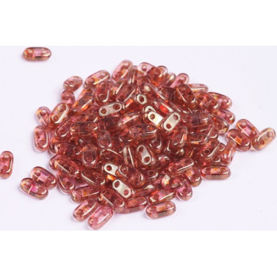 CzechMates Bar 6x2 mm N. 22 LUSTER ROSE GOLD TOPAZ