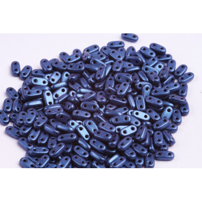 CzechMates Bar 6x2 mm N. 3 METALLIC SUEDE BLUE