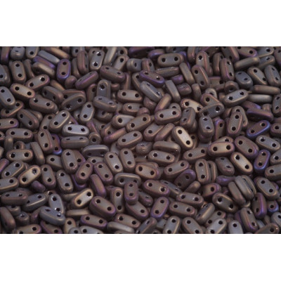 CzechMates Bar 6x2 mm N. 36 Matte Iris Brown