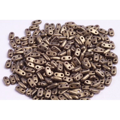 Bar Beads N. 8 METALLIC SUEDE GOLD