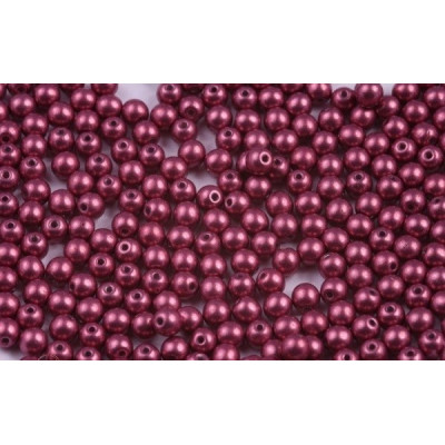 Round Beads 4mm Amethyst Purple 02010/40027 | Czech Glass Beads