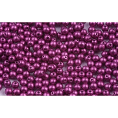 Czech Round Beads 4mm Amethyst Purple 02010/40036 | Glass Beads