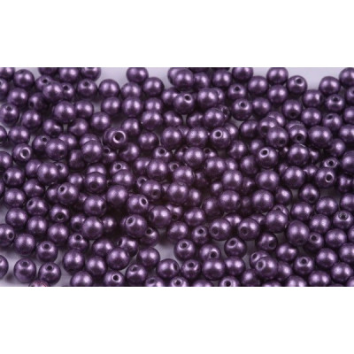 Round Beads 4mm Violet 02010/40031 | Rutkovsky Czech Glass Beads
