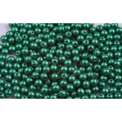 Round Beads 4mm Green 02010/40044 | Rutkovsky Czech Glass
