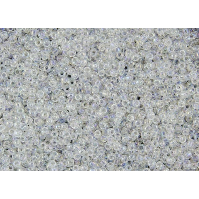 TOHO Round Seed Beads 8/0 Trans-Rainbow Crystal 161 | 10g