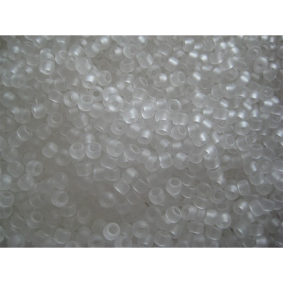 TOHO Round 8/0 Seed Beads Transparent Frosted Crystal 1F | 10g