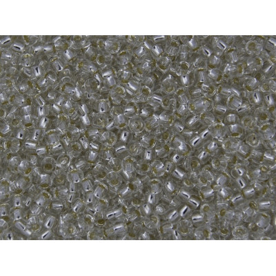 TOHO Round 8/0 Silver-Lined Crystal 21 | Japanese Seed Beads