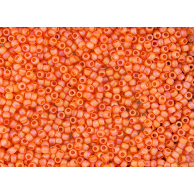 TOHO Round 8/0 Frosted Hyacinth Rainbow 174BF | Japanese Seed Beads