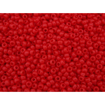 TOHO Round 8/0 Opaque Cherry 45A | Japanese Seed Beads