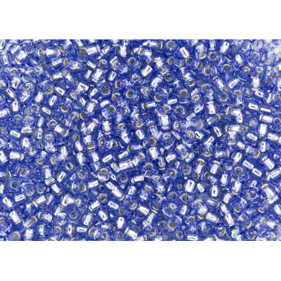 TOHO Round 8/0 Seed Beads Silver-Lined Lt Sapphire 33 | Japan