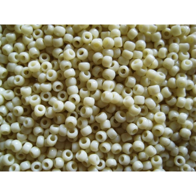 TOHO Round Seed Beads 8/0 Opaque Lt Beige 51 | Japanese Glass