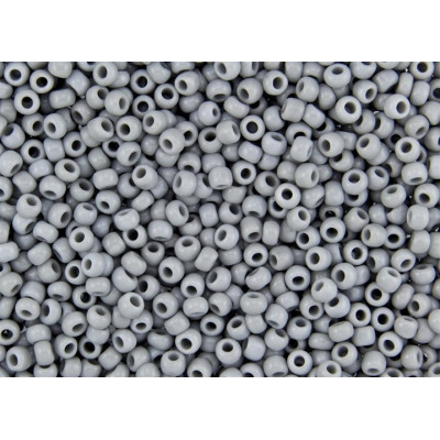TOHO Round 8/0 Seed Beads Opaque Gray 53 | Japanese Glass