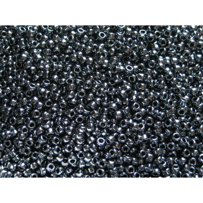TOHO Round Seed Beads 8/0 Metallic Hematite 81 | 10g Glass Beads