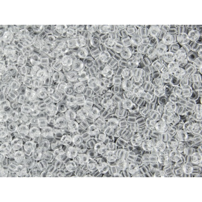 TOHO Round 8/0 Transparent Crystal 1 | Japanese Seed Beads