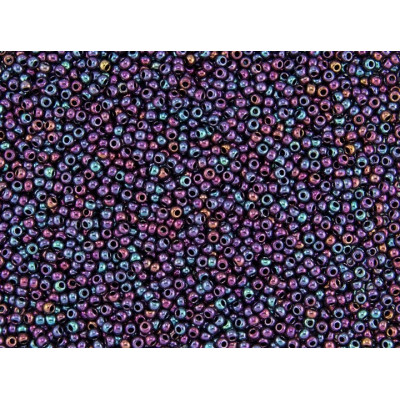 TOHO Round 8/0 Higher-Metallic Iris Violet 504 | 10g Glass Beads