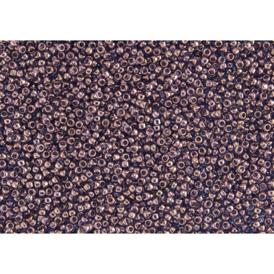 TOHO Round 8/0 Seed Beads Gold-Lustered Amethyst 201 | 10g