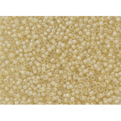 TOHO Round 8/0 Seed Beads Inside-Color Lt Jonquil 352 | 10g