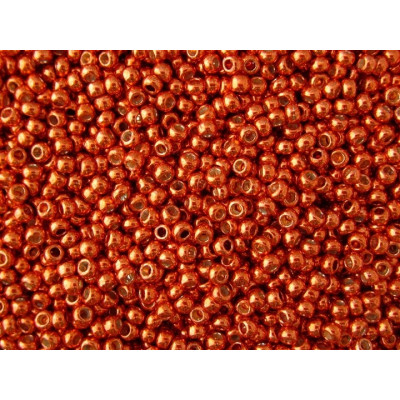 TOHO Round 8/0 Galvanized Saffron PF562 | Japanese Seed Beads