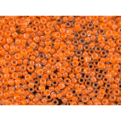TOHO Round 8/0 Luminous Neon Orange Seed Beads 802 | 10g