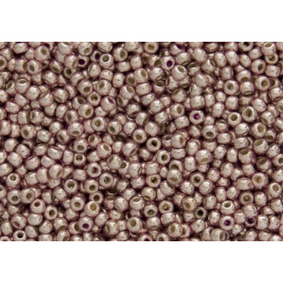 TOHO Round 8/0 Galvanized Sweet Blush PF552 | Japanese Seed Beads