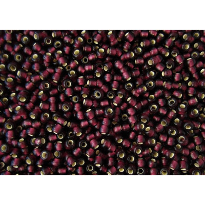 TOHO Round 8/0 Silver-Lined Frosted Amethyst 26CF | 10g