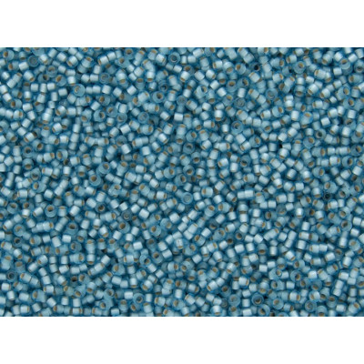TOHO Round 8/0 Silver-Lined Frosted Aquamarine 23F | 10g