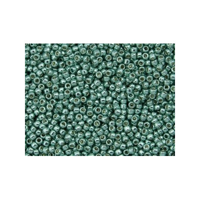 TOHO Round 8/0 Seed Beads Galvanized Green Tea PF561 | 10g