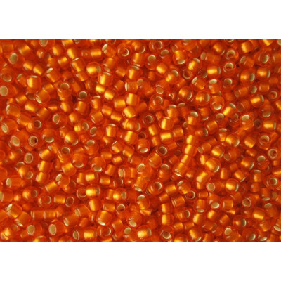 TOHO Round 11/0 Silver-Lined Frosted Hyacinth 30BF | Japanese Beads