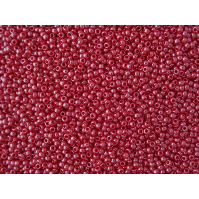 TOHO Round 11/0 Opaque-Lustered Cherry 125 | Japanese Seed Beads