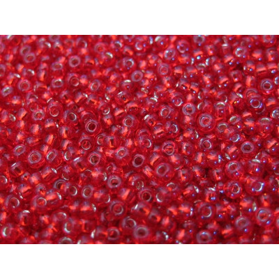 TOHO Round 11/0 Seed Beads Silver-Lined Siam Ruby 25B | 10g