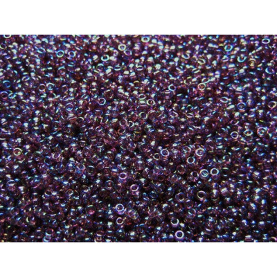 TOHO Round 11/0 Trans-Rainbow Med Amethyst 166B | Japanese Beads