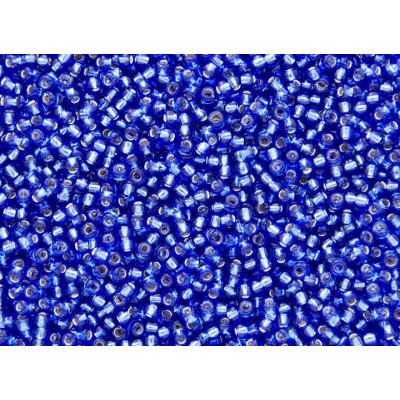 TOHO Round 11/0 Seed Beads Silver-Lined Sapphire 35 | Japanese Glass