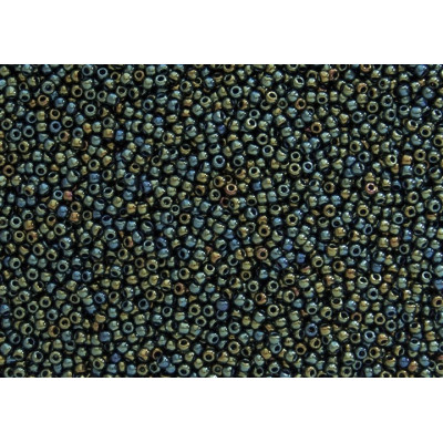 TOHO Round 11/0 Metallic Iris Green/Brown 84 | Japanese Beads
