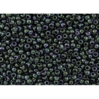 TOHO Round 11/0 Metallic Moss 89 Japanese Seed Beads | 10g
