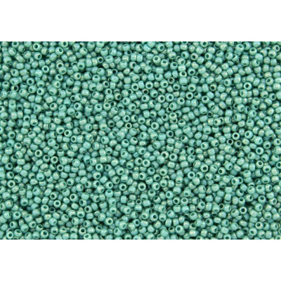 TOHO Round 11/0 Seed Beads Opaque-Rainbow Turquoise 413 | 10g