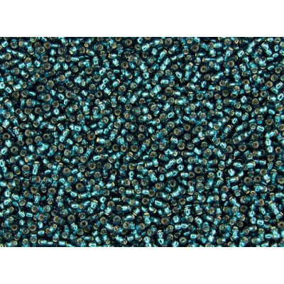 TOHO Round 11/0 Silver-Lined Teal 27BD | Japanese Glass Beads
