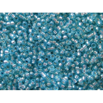 TOHO Round 11/0 Silver-Lined Milky Aqua 2117 | Japanese Glass Beads