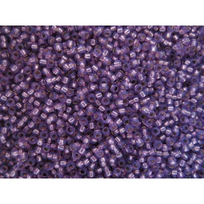 TOHO Round 11/0 Seed Beads Silver-Lined Milky Amethyst 2108 | 10g