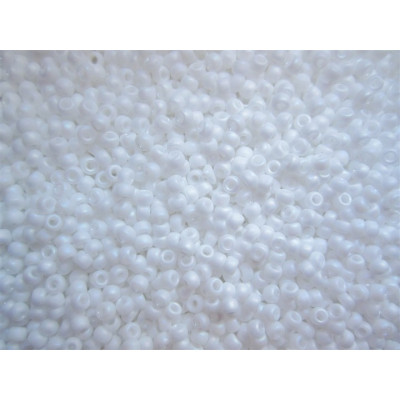 TOHO Round 11/0 Seed Beads Matte Opaque White 761 | Japanese Glass